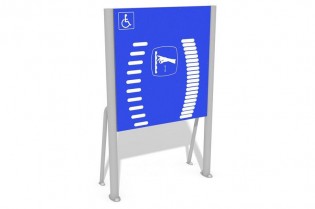 Tablica z drabinkami - wersja dla osób na wózkach
